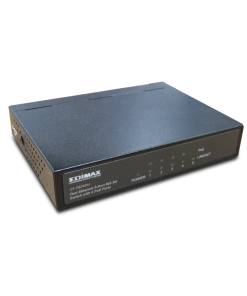 מתג 5 פורט 10/100 עם 4 יציאות POE פלסטיק Edimax | ES-5804PH
