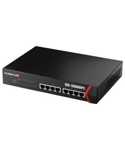 סוויץ’ PoE 24 ג’יגה-ביט פורטים + 8 יציאות מנוהל רשת Edimax | GS-5008PL