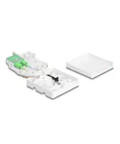 כבל אופטי דרופ SC/APC Simplex Drop cable כולל קופסת חיבורים FTTH להרכבה DELOCK | 85933