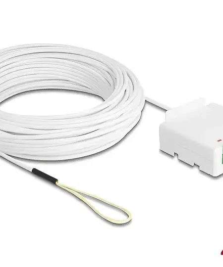 כבל אופטי דרופ SC/APC Simplex Drop cable כולל קופסת חיבורים FTTH להרכבה DELOCK | 85934