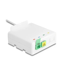 כבל אופטי דרופ SC/APC Simplex Drop cable כולל קופסת חיבורים FTTH מאובטח DELOCK | 85932