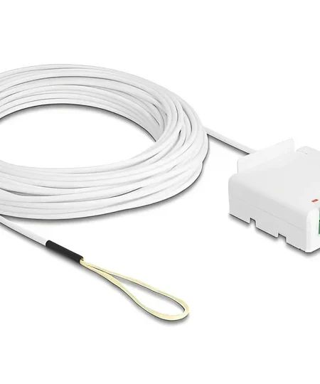 כבל אופטי דרופ SC/APC Simplex Drop cable כולל קופסת חיבורים FTTH מאובטח DELOCK | 85933