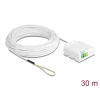 כבל אופטי דרופ SC/APC Simplex Drop cable כולל קופסת חיבורים FTTH מאובטח DELOCK | 85933