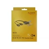 כרטיס PCIe x1 Serial RS-232 High Speed 921K ESD protection Low profile עם 2 יציאות DB9 צ'יפ Sunix שחור DELOCK | 62996