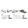 כרטיס PCIe x1 Serial RS-232 Low profile עם 4 יציאות DB9 + יציאת Parallel צ'יפ Moschip שחור DELOCK | 89177