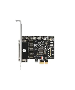 כרטיס PCIe x1 Serial RS-232 Low profile עם 4 יציאות DB9 צ'יפ ASIX זכר DELOCK | 66324
