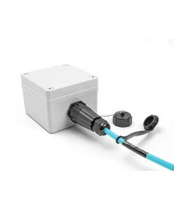 מגשר אופטי מולטי מוד LC Duplex OM3 ז/ז מוגן IP68 להתקנה בקדח עגול אורך 2 מטר DELOCK | 87889