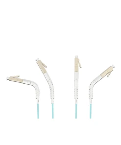 מגשר אופטי מולטי מוד LC Duplex OM3 ז/ז עם מחברים זוויתיים DELOCK | 88080