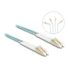 מגשר אופטי מולטי מוד LC Duplex OM3 ז/ז עם מחברים זוויתיים DELOCK | 88082
