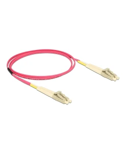 מגשר אופטי מולטי מוד LC Duplex OM4 ז/ז DELOCK | 84641