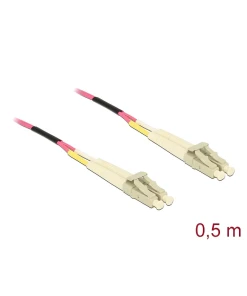 מגשר אופטי מולטי מוד LC Duplex OM4 ז/ז DELOCK | 86544