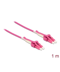 מגשר אופטי מולטי מוד LC Duplex Uniboot OM4 ז/ז DELOCK | 85132