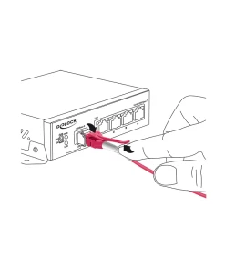 מגשר אופטי מולטי מוד LC Duplex Uniboot OM4 ז/ז DELOCK | 85134