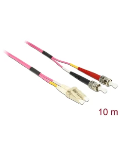 מגשר אופטי מולטי מוד ST Duplex - LC Duplex OM4 ז/ז DELOCK | 84868