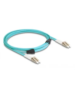 מגשר אופטי מולטי מוד משוריין LC Duplex OM3 Metal Armoured ז/ז DELOCK | 87907