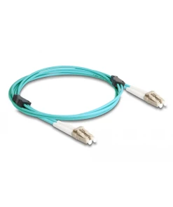 מגשר אופטי מולטי מוד משוריין LC Duplex OM3 Metal Armoured ז/ז DELOCK | 87909