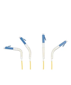 מגשר אופטי סינגל מוד LC Duplex OS2 ז/ז עם מחברים זוויתיים DELOCK | 88070