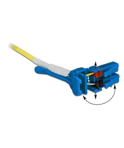 מגשר אופטי סינגל מוד LC Duplex Uniboot OS2 ז/ז DELOCK | 85085