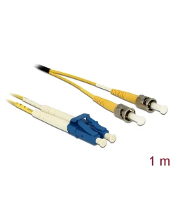 מגשר אופטי סינגל מוד ST Duplex - LC Duplex OS2 זז DELOCK 84611