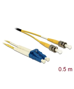 מגשר אופטי סינגל מוד ST Duplex - LC Duplex OS2 ז/ז DELOCK | 86569