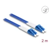 מגשר אופטי סינגל מוד משוריין LC Duplex OS2 Metal Armoured ז/ז DELOCK | 87920