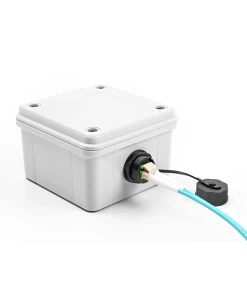 מופה אופטי סינגל מוד LC Duplex נ/נ עם מכסה IP68 להתקנה בקדח עגול 20 מ"מ DELOCK | 88033