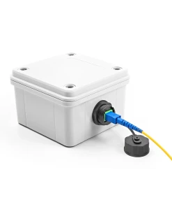 מופה אופטי סינגל מוד SC Simplex נ/נ עם מכסה IP68 להתקנה בקדח עגול 20 מ"מ DELOCK | 88032