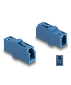 מופה לסיבים אופטיים LC Simplex single-mode UPC נ/נ DELOCK | 87985