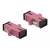 מופה סיבים אופטיים לפאנל SC Simplex multi-mode OM4 נ/נ סט 4 יח' DELOCK | 85995