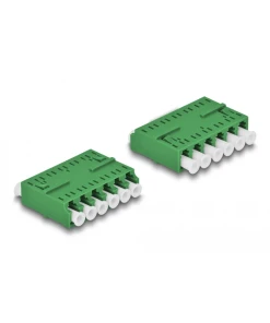 מתאם אופטי HD LC Hexaplex נ/נ בצבע תכלת DELOCK | 87927