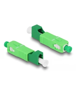 מתאם אופטי לסיבים היברידיים SC Simplex זכר לשקע LC Simplex נ/נ DELOCK | 87940
