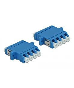 מתאם אופטי לפאנל LC Quad סינגל מוד נ/נ סט 2 יח' בצבע ירוק DELOCK | 86539