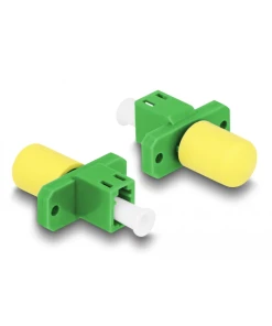 מתאם אופטי לפאנל לסיבים היברידיים LC Simplex נקבה ל- ST Simplex נקבה DELOCK | 87938