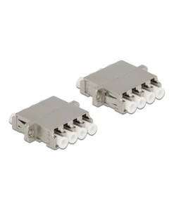 מתאם אופטי מתכתי לפאנל LC Quad סינגל מוד נ/נ DELOCK | 86875