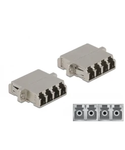 מתאם אופטי מתכתי לפאנל LC Quad סינגל מוד נ/נ DELOCK | 86875