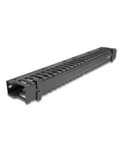 פאנל ''1U / 19 עם 3 פתחים לניהול כבלים בארון תקשורת DELOCK | 67022