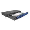 פאנל אופטי נשלף ''19 לארון תקשורת עם 12 שקעים SC Duplex OS2 להרכבה DELOCK | 67006
