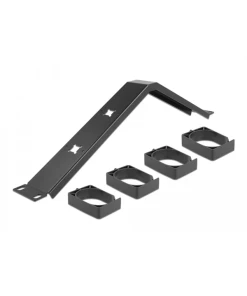 פאנל זוויתי ''1U / 19 לניהול כבלים בארון תקשורת DELOCK | D66667