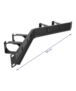 פאנל זוויתי ''1U / 19 לניהול כבלים בארון תקשורת DELOCK | D66667