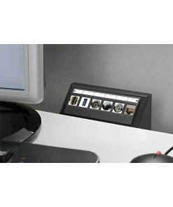 פאנל מולטימדיה שולחני לשקעים 6 פורט DELOCK | 86268