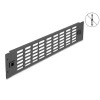פאנל עיור עם חריצי אוורור 2U / 19'' Tool free לארון תקשורת DELOCK | 66987
