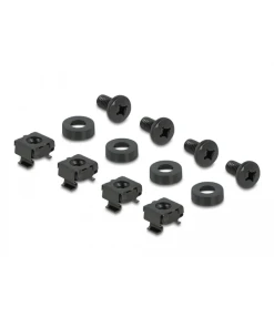 פאץ' פאנל ''10 / 1U לארון תקשורת 10 פורט ללא שקעים DELOCK | 66676