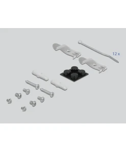 פאץ' פאנל 12 פורט ללא שקעים DIN rail mounting בצבע אפור DELOCK | 43414