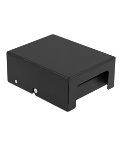 פאץ' פאנל 4 פורט ללא שקעים DIN rail mounting בצבע אפור DELOCK | 43407