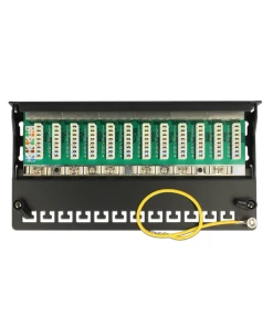 פאץ' פאנל שולחני Cat.6 עם 12 שקעים מסוככים DELOCK | 87296