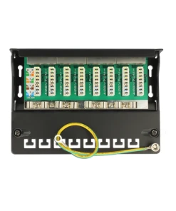 פאץ' פאנל שולחני Cat.6 עם 8 שקעים מסוככים DELOCK | 87672