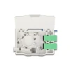 קופסא FTTH DIN Rail לחיבור 4 סיבים אופטיים SC Simplex להרכבה DELOCK | 88097