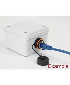 קופסא לחיבורים כבלים IP65 אטומה נגד מים 130x80x70 מ