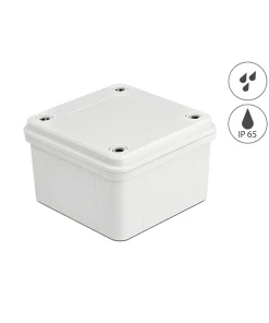 קופסא לחיבורים כבלים IP65 אטומה נגד מים 96x96x60 מ"מ DELOCK | 60396