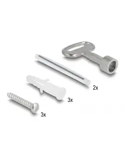 תיבת מסוף FTTH לניהול סיבים אופטיים 2 ליבות ליבות אטומה נגד מים IP65 להרכבה DELOCK 87899